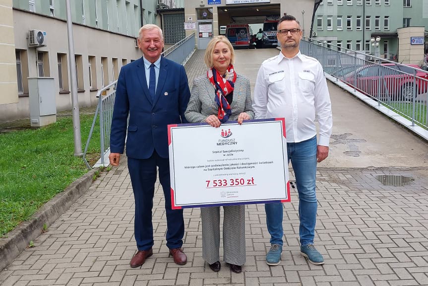 7,5 mln zł dla jasielskiego SOR-u 7,5 mln zł dla jasielskiego SOR-u