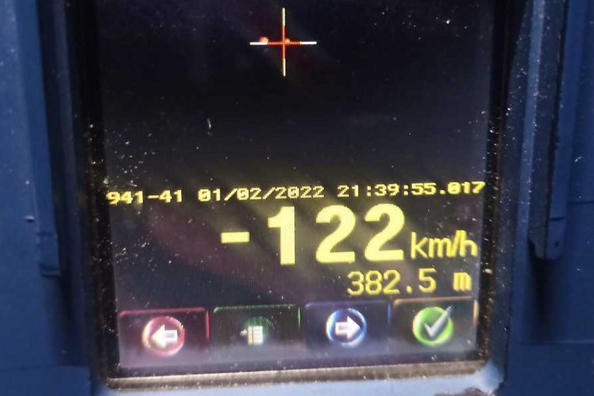 Gnał przez Nowy Żmigród 122 km/h Gnał przez Nowy Żmigród 122 km/h