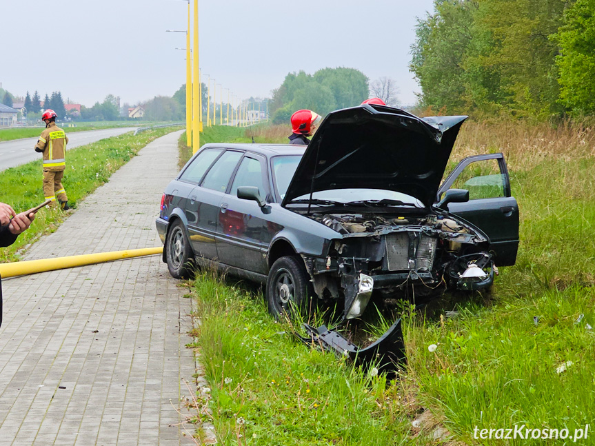 Kolizja na Lotników w Krośnie Kolizja na Lotników w Krośnie