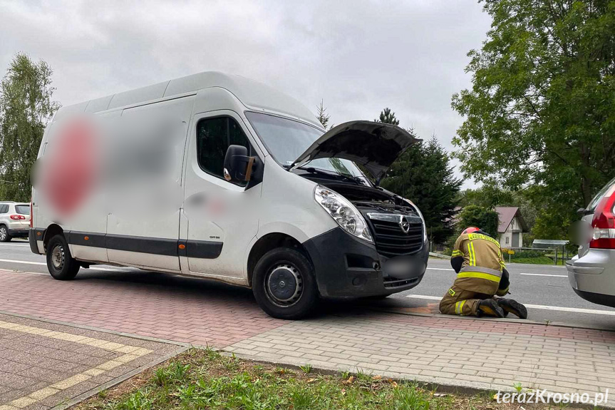 Kolizja trzech samochodów w Jaszczwi Kolizja trzech samochodów w Jaszczwi