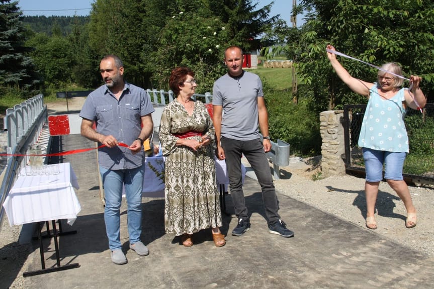 Nowy most w Mszanie nad Mszanką Nowy most w Mszanie nad Mszanką
