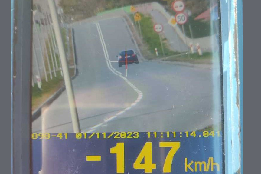 Pędził 147 km/h w terenie zabudowanym Pędził 147 km/h w terenie zabudowanym