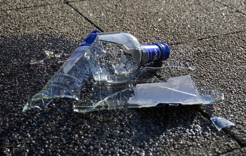 Pijany pracownik ukraińskich kolei państwowych w Medyce Pijany pracownik ukraińskich kolei państwowych w Medyce