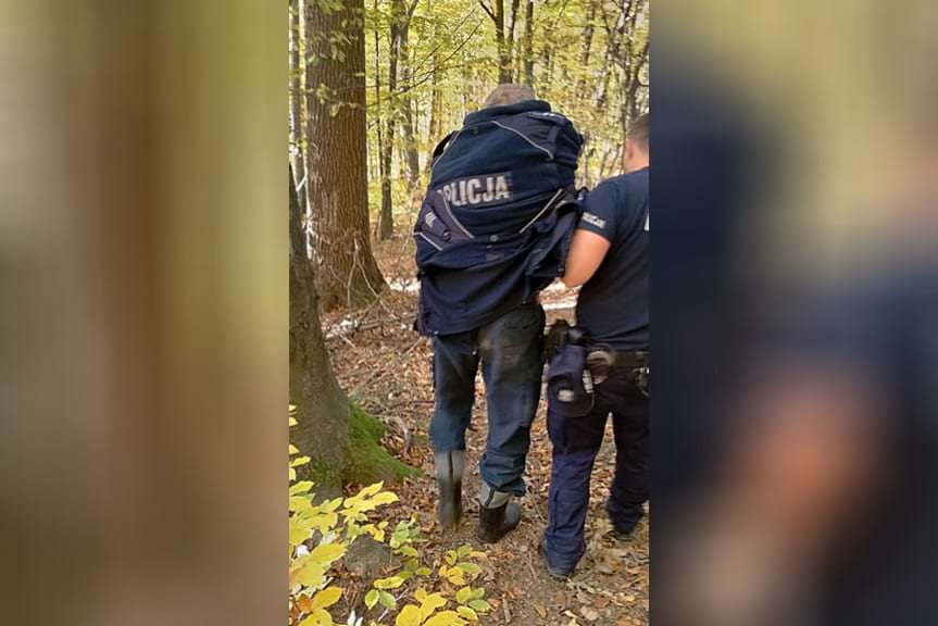 Poszukiwania w lesie zakończone sukcesem Poszukiwania w lesie zakończone sukcesem