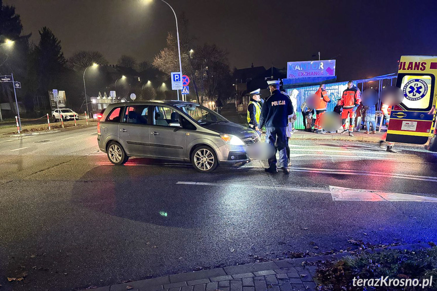 Potrącenie mężczyzny w Krośnie Potrącenie mężczyzny w Krośnie