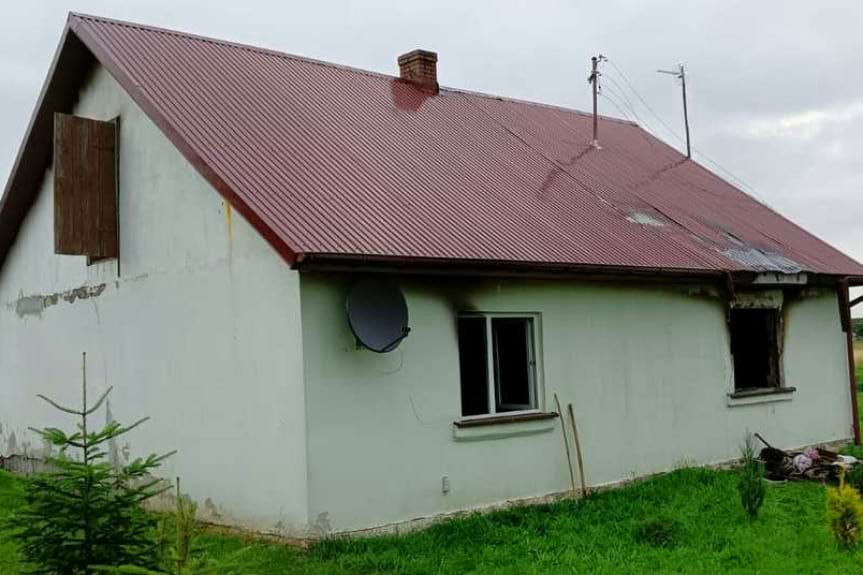Pożar domu. Zginęła 68-latka Pożar domu. Zginęła 68-latka