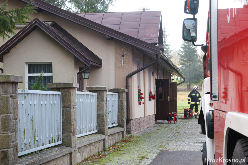 Pożar w budynku plebanii w Lubatowej Pożar w budynku plebanii w Lubatowej