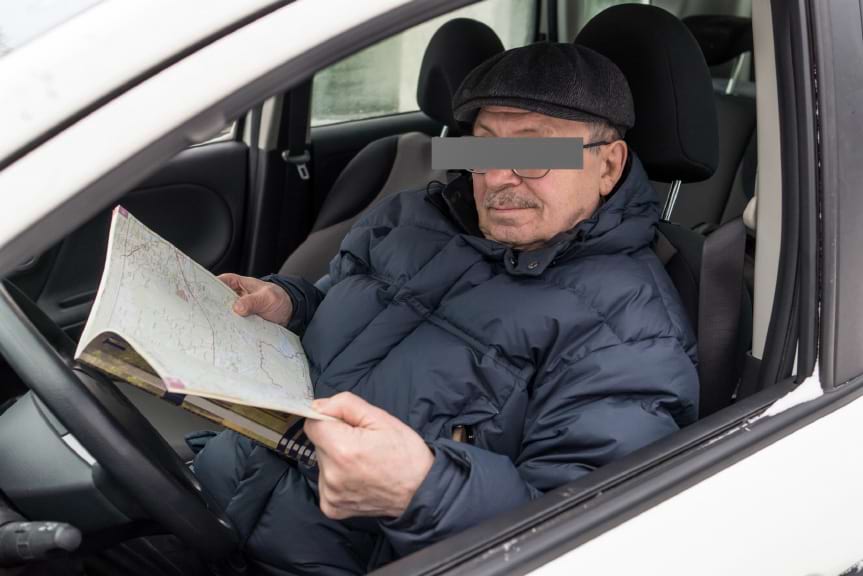 Senior zatrzymany po pościgu Senior zatrzymany po pościgu
