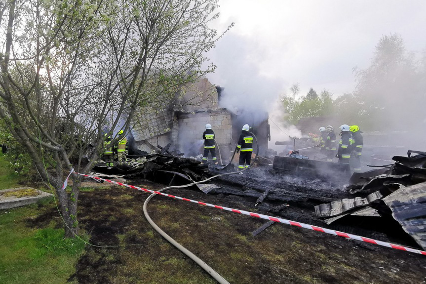 Tragiczny pożar w hotelu w powiecie bieszczadzkim Tragiczny pożar w hotelu w powiecie bieszczadzkim