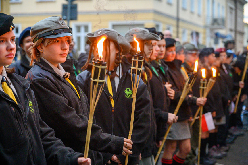 Ulicami Jasła przeszedł XII Marsz Wolności Ulicami Jasła przeszedł XII Marsz Wolności