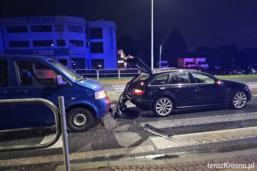 Wypadek na Bieszczadzkiej w Krośnie Wypadek na Bieszczadzkiej w Krośnie
