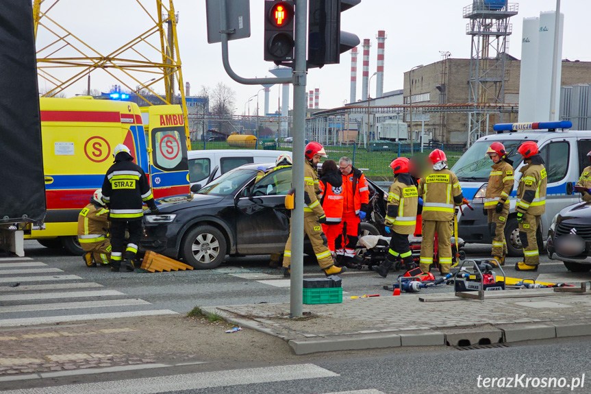 Wypadek w Krośnie Wypadek w Krośnie