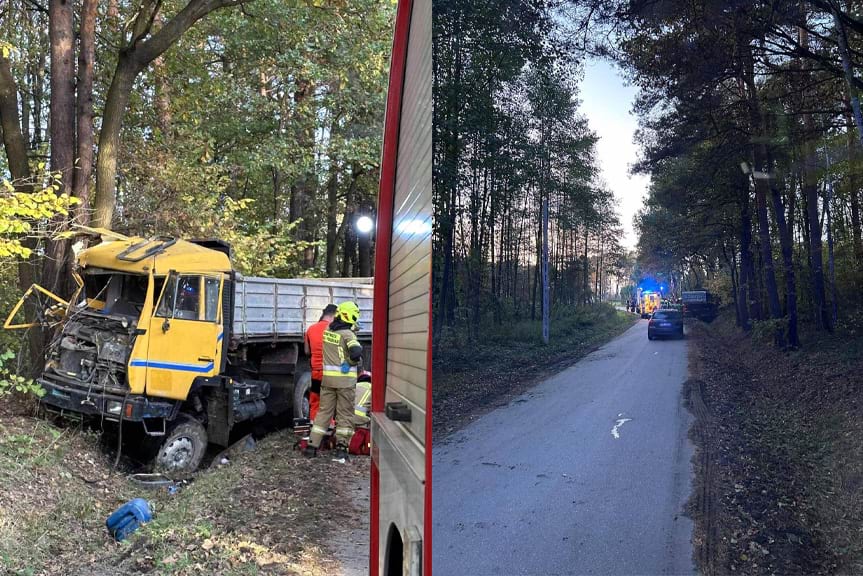 Wypadek w miejscowości Podlesie, nie żyje 27-latek Wypadek w miejscowości Podlesie, nie żyje 27-latek