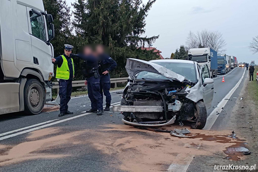 Wypadek w Miejscu Piatowym na DK19 Wypadek w Miejscu Piatowym na DK19