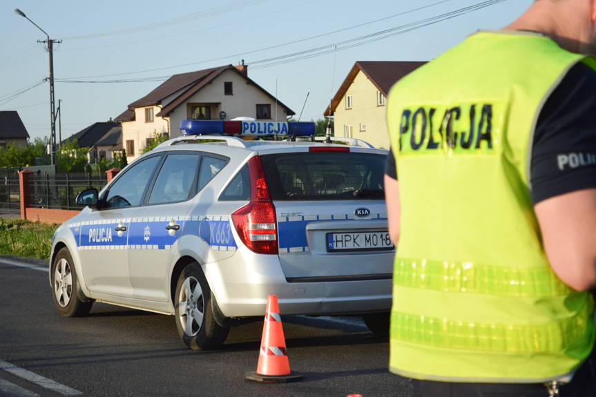 Zderzenie czterech samochodów w Mielcu Zderzenie czterech samochodów w Mielcu