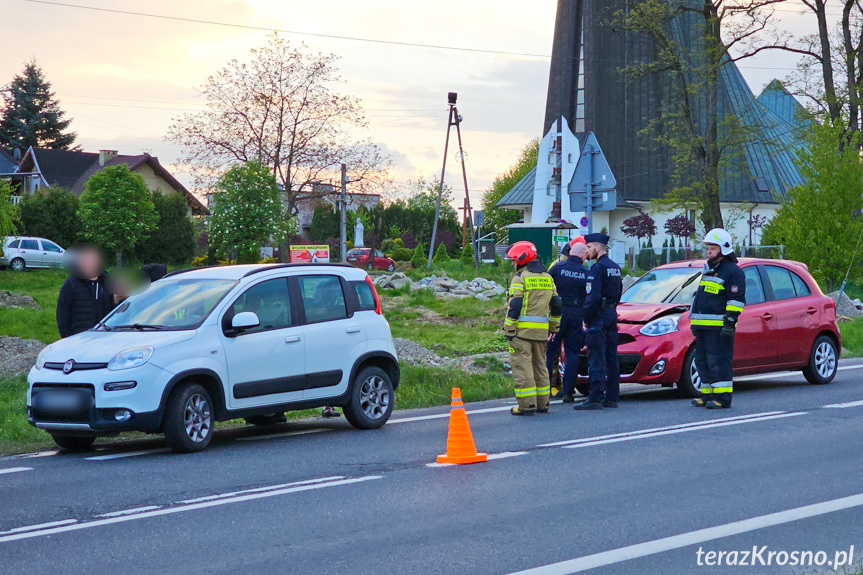 Zderzenie dwóch samochodów w Potoku Zderzenie dwóch samochodów w Potoku