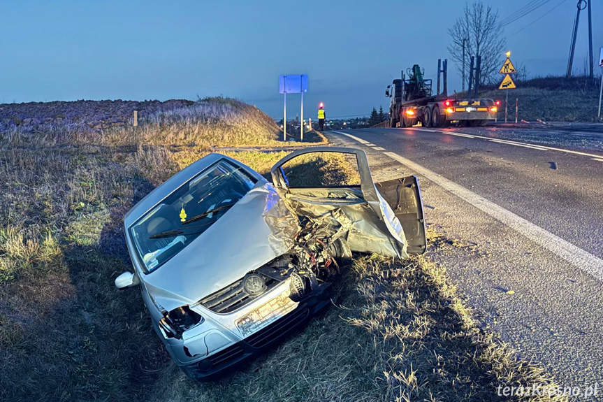Zderzenie na DK19 w Rogach Zderzenie na DK19 w Rogach