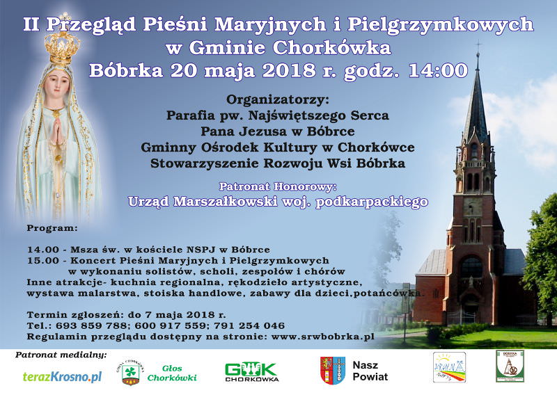 II Przegląd Pieśni Maryjnych i Pielgrzymkowych - zapowiedź II Przegląd Pieśni Maryjnych i Pielgrzymkowych - zapowiedź