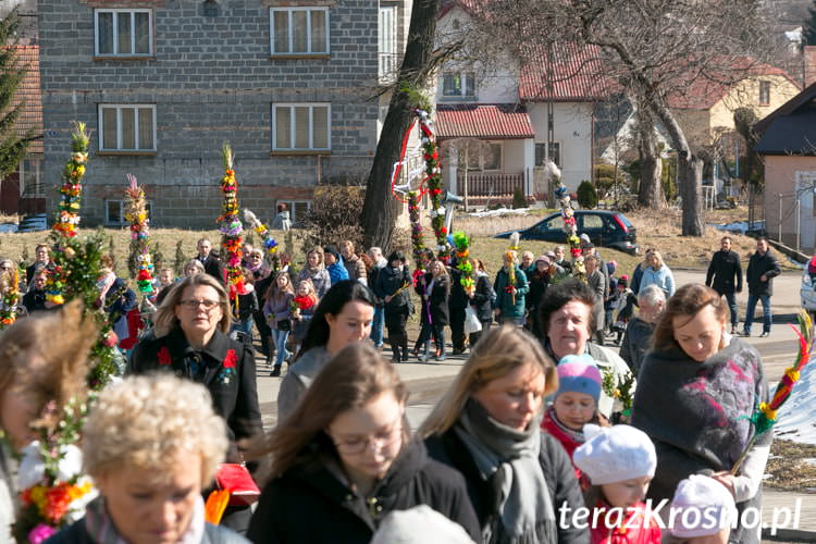 Niedziela Palmowa. Przez Zręcin przeszła procesja z palmami Niedziela Palmowa. Przez Zręcin przeszła procesja z palmami