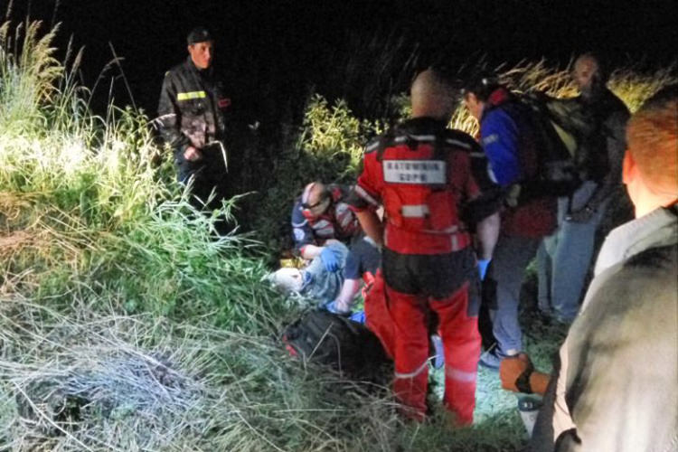 Nocne poszukiwania zaginionego mężczyzny Nocne poszukiwania zaginionego mężczyzny