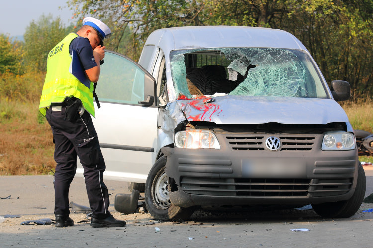 Policja poszukuje świadków wypadku w Zręcinie Policja poszukuje świadków wypadku w Zręcinie