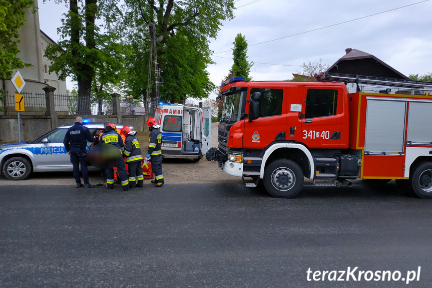 Potrącenie chłopca w Zręcinie Potrącenie chłopca w Zręcinie