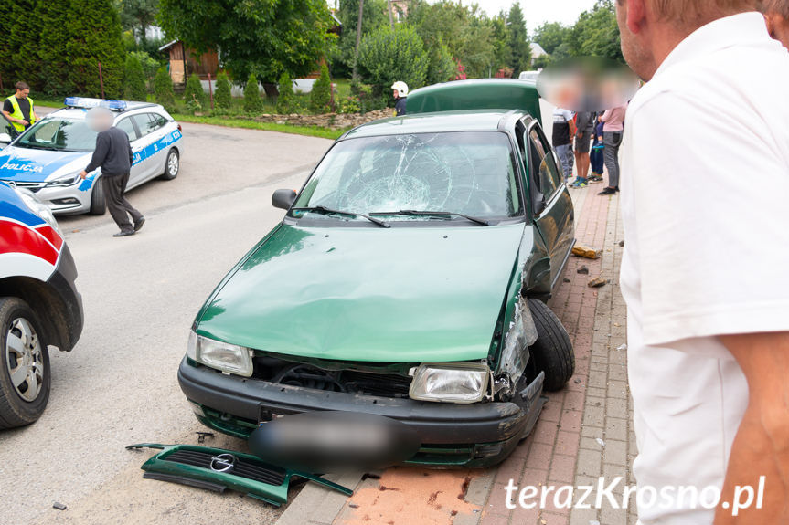Potrącenie pieszego w Kobylanach Potrącenie pieszego w Kobylanach