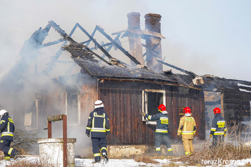 Pożar domu w Kopytowej Pożar domu w Kopytowej