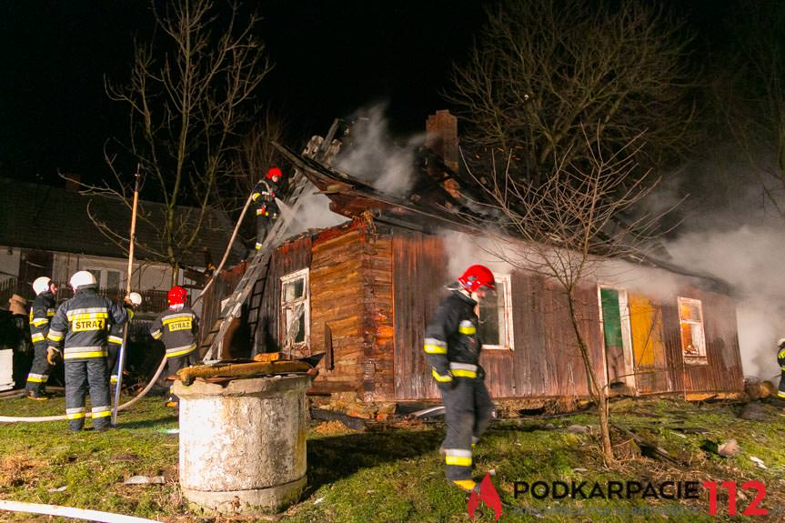 Pożar pustostanu w Chorkówce Pożar pustostanu w Chorkówce