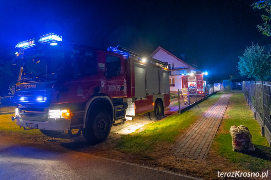 Pożar składu desek w Szczepańcowej Pożar składu desek w Szczepańcowej