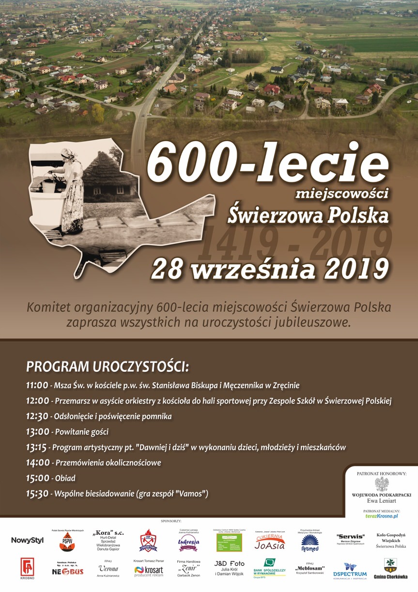 Świerzowa Polska będzie świętowała 600-lecie Świerzowa Polska będzie świętowała 600-lecie