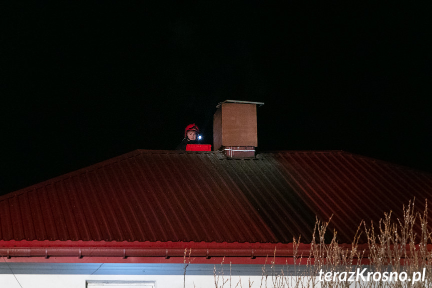 Szczepańcowa. Pożar sadzy w kominie Szczepańcowa. Pożar sadzy w kominie