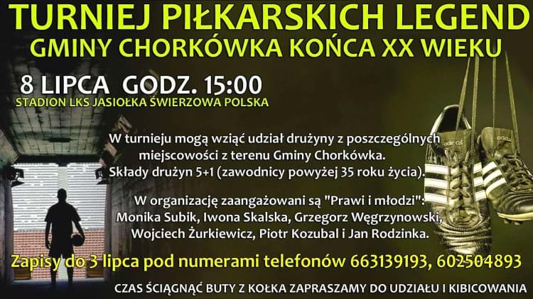 Turniej Piłkarskich Legend - zapowiedź Turniej Piłkarskich Legend - zapowiedź