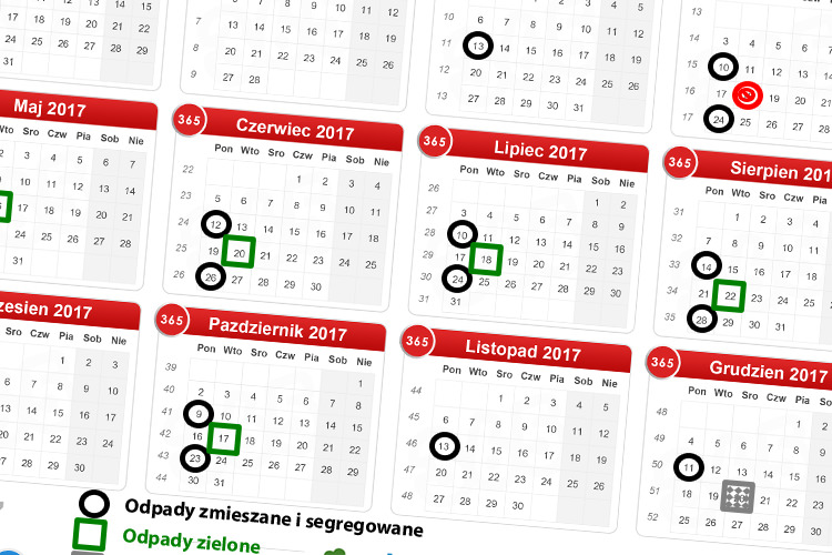 Uwaga! Nowy harmonogram odbioru odpadów Uwaga! Nowy harmonogram odbioru odpadów
