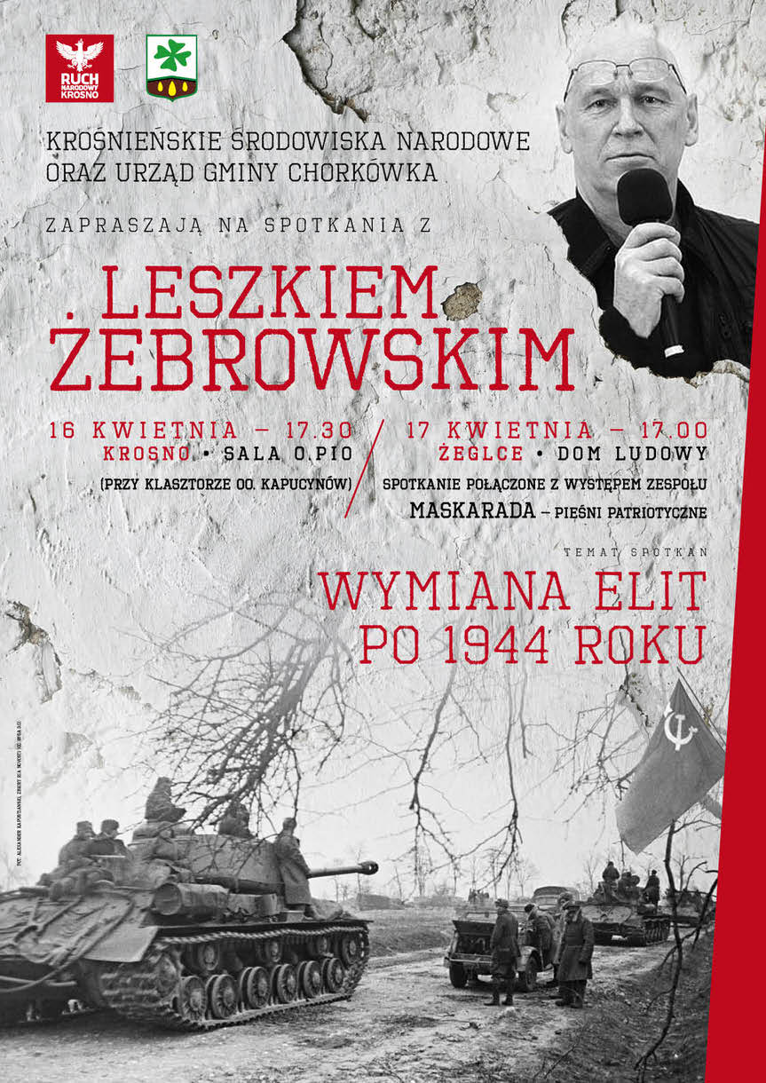 W środę spotkanie z Leszkiem Żebrowskim w Żeglcach W środę spotkanie z Leszkiem Żebrowskim w Żeglcach