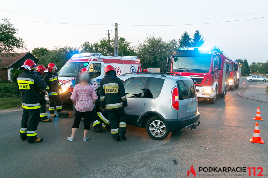 Zderzenie na skrzyżowaniu w Świerzowej Polskiej