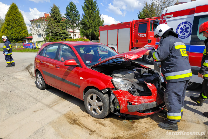 Zderzenie samochodów w Kopytowej Zderzenie samochodów w Kopytowej