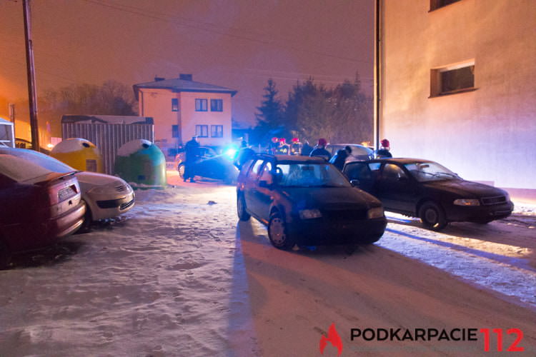 Zderzenie trzech samochodów w Zręcinie Zderzenie trzech samochodów w Zręcinie