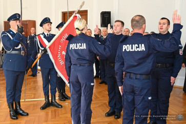 45 nowych funkcjonariuszy złożyło przysięgę