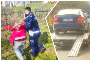 Pościg za oplem. 40-latek porzucił auto i rzucił się do ucieczki