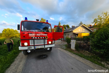 Pożar w budynku mieszkalnym w Kopytowej