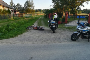 Szaleńcza ucieczka przed policją 18-latka na motocyklu