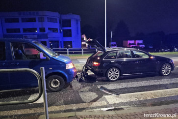 Wypadek na Bieszczadzkiej w Krośnie
