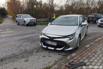 Zderzenie dwóch samochodów w Świerzowej Polskiej	