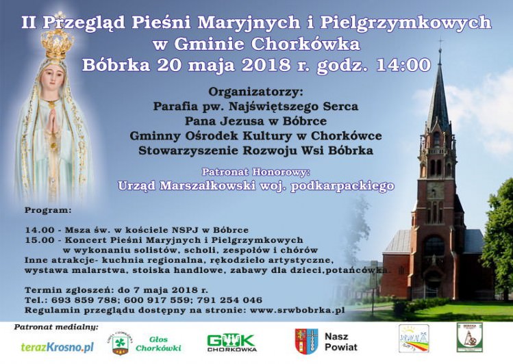 II Przegląd Pieśni Maryjnych i Pielgrzymkowych - zapowiedź II Przegląd Pieśni Maryjnych i Pielgrzymkowych - zapowiedź