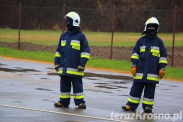 Ćwiczenia strażaków w Draganowej