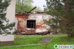 Pożar starego budynku szkoły w Żeglcach Pożar starego budynku szkoły w Żeglcach