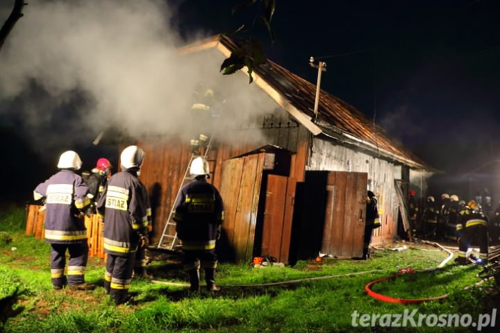 Pożar w Bóbrce. Nie żyje 68-letni mężczyzna Pożar w Bóbrce. Nie żyje 68-letni mężczyzna