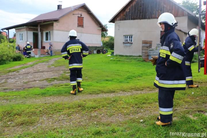 Pożar domu w Kopytowej Pożar domu w Kopytowej